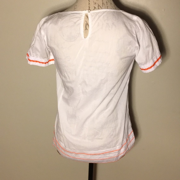 Short sleeve flowy cut peasant top, Small - Picture 2 of 3